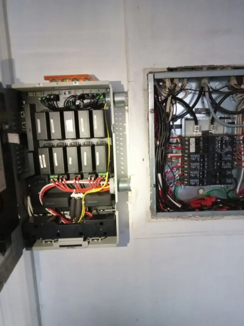Electrical panel upgrade completed for Commercial Electrician Services in Angier